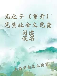 光之子（重開）完整版全文免費(fèi)閱讀
