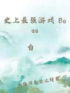 史上最強游戲 Boss