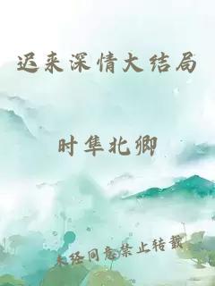 遲來(lái)深情大結(jié)局