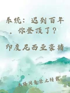 系統(tǒng)：遲到百年，你登頂了？