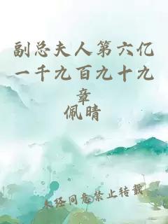 副總夫人第六億一千九百九十九章
