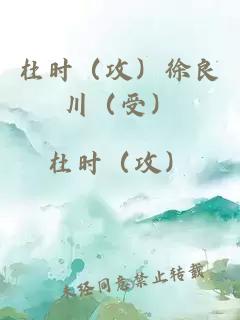 杜時（攻）徐良川（受）