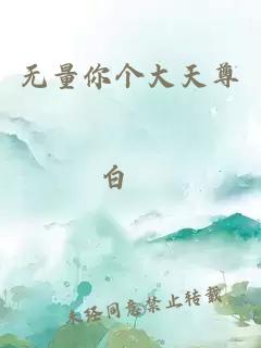 無量你個大天尊