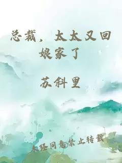 總裁，太太又回娘家了