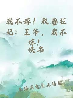 我不嫁！馭獸狂妃：王爺，我不嫁！