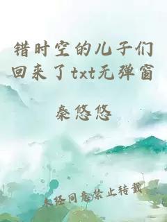 錯時空的兒子們回來了txt無彈窗