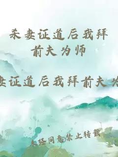 殺妻證道后我拜前夫為師