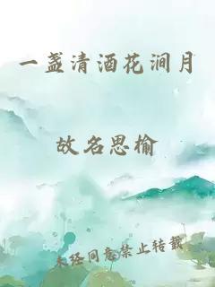 一盞清酒花澗月