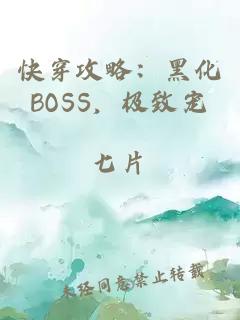 快穿攻略：黑化BOSS，極致寵