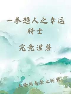 一拳超人之幸運(yùn)騎士