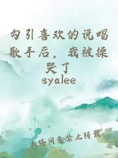 勾引喜歡的說(shuō)唱歌手后，我被操哭了