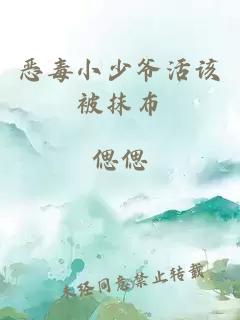 惡毒小少爺活該被抹布
