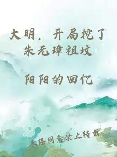 大明，開局挖了朱元璋祖墳