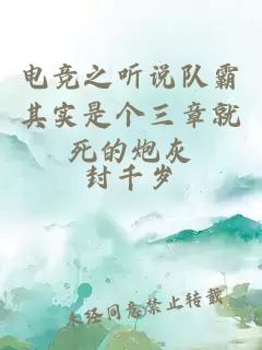 電競(jìng)之聽(tīng)說(shuō)隊(duì)霸其實(shí)是個(gè)三章就死的炮灰