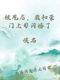 被甩后，我和豪門上司閃婚了