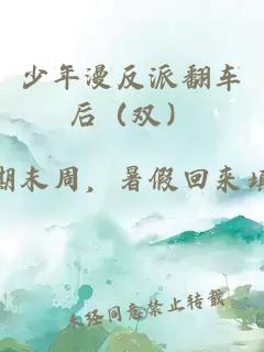 少年漫反派翻車后（雙）
